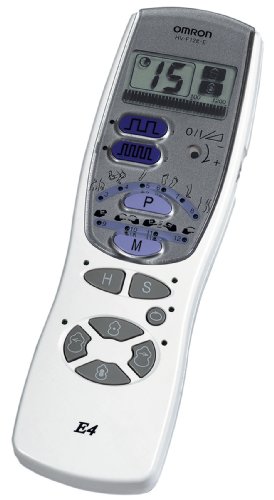OMRON Tens E4 - Masajeador de pulso electrónico, color blanco y gris